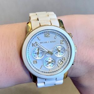 White Michael Kors watch